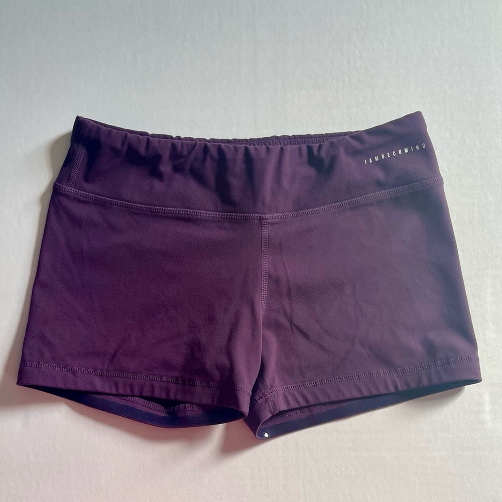 IAB MFG Size S/6 Plum Athletic Booty Shorts